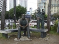 Benigno A Aquino JR Monument on Roxas Boulevard