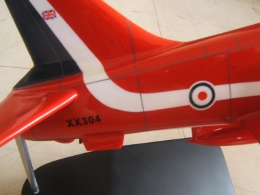 Red Arrows Wooden Model