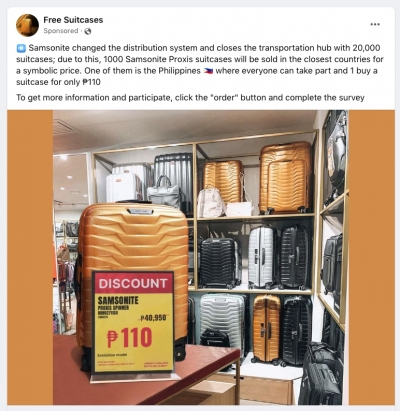 Scam Suitcase Facebook P110